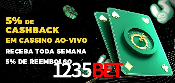 Promoções do cassino ao Vivo 1235bet